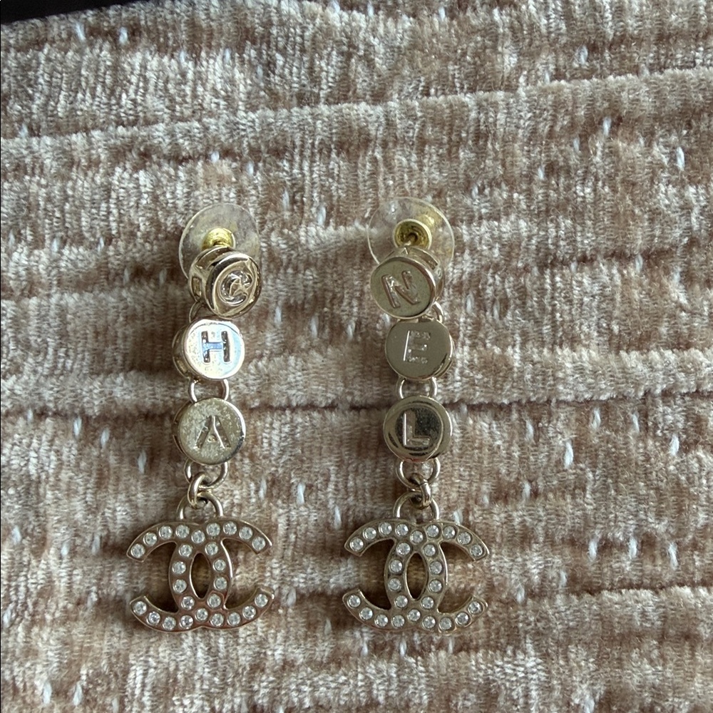 Chanel dangle earrings